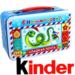 Сладкий подарок на Новый Год в картонной упаковке весом 430 грамм по цене 2136 руб в Брянске